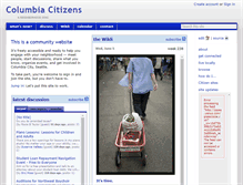 Tablet Screenshot of columbiacitizens.net